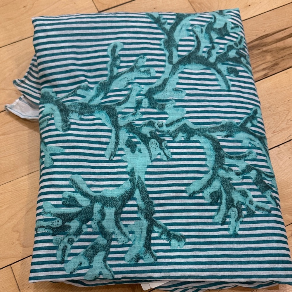 Green Striped Women's Skirt